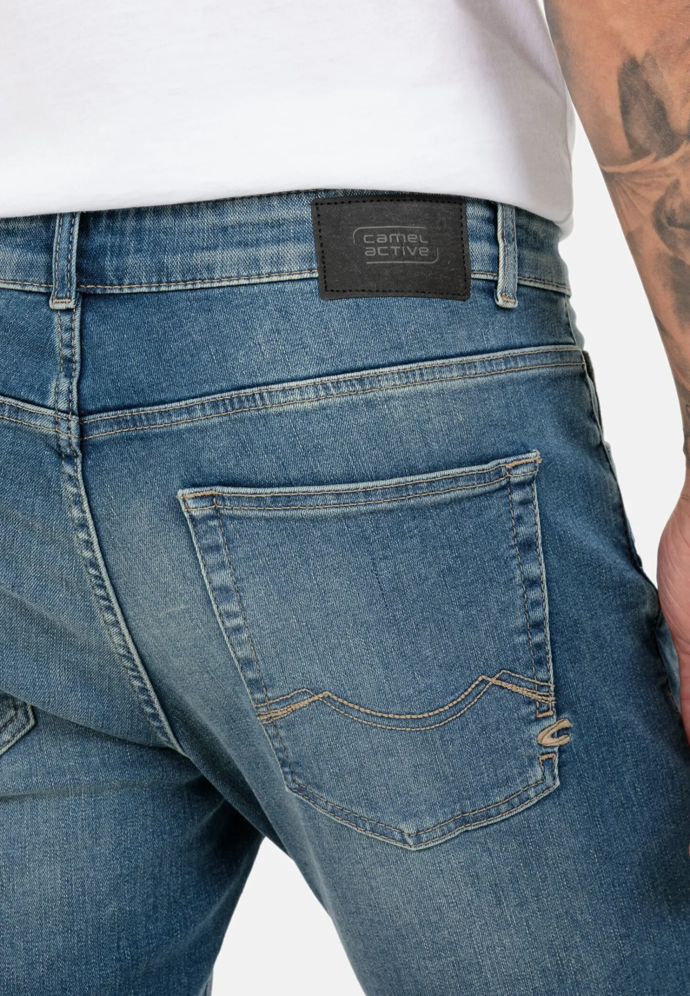Herren Camel Active Jeans^5-Pocket Jeans Regular Fit