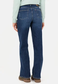 Damen Camel Active Hosen^5-Pocket Jeans mit weiten Hosenbeinen