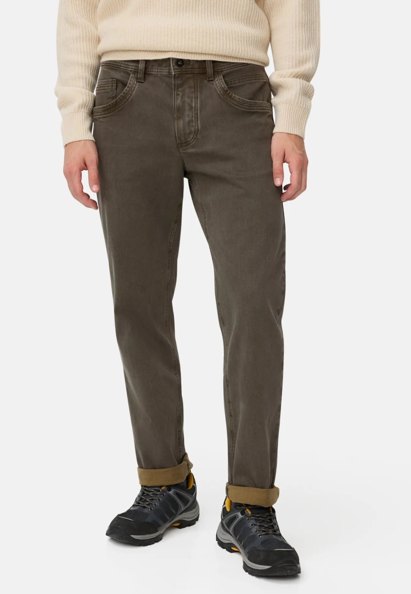 Herren Camel Active Jeans^5-Pocket Relaxed Fit Hose aus Baumwoll-Mix