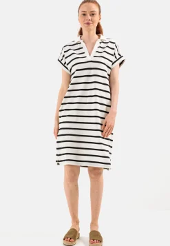 Damen Camel Active Kleider^Polo Kleid aus Piqué Baumwolle