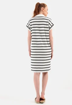 Damen Camel Active Kleider^Polo Kleid aus Piqué Baumwolle