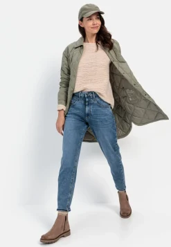 Damen Camel Active Jacken & Westen^Puffer Steppmantel aus recyceltem Polyester