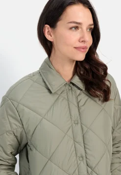 Damen Camel Active Jacken & Westen^Puffer Steppmantel aus recyceltem Polyester