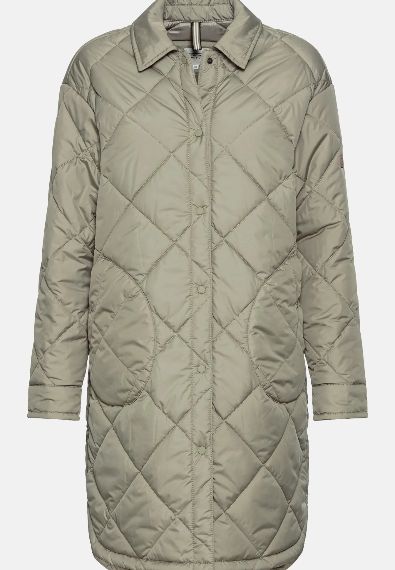 Damen Camel Active Jacken & Westen^Puffer Steppmantel aus recyceltem Polyester