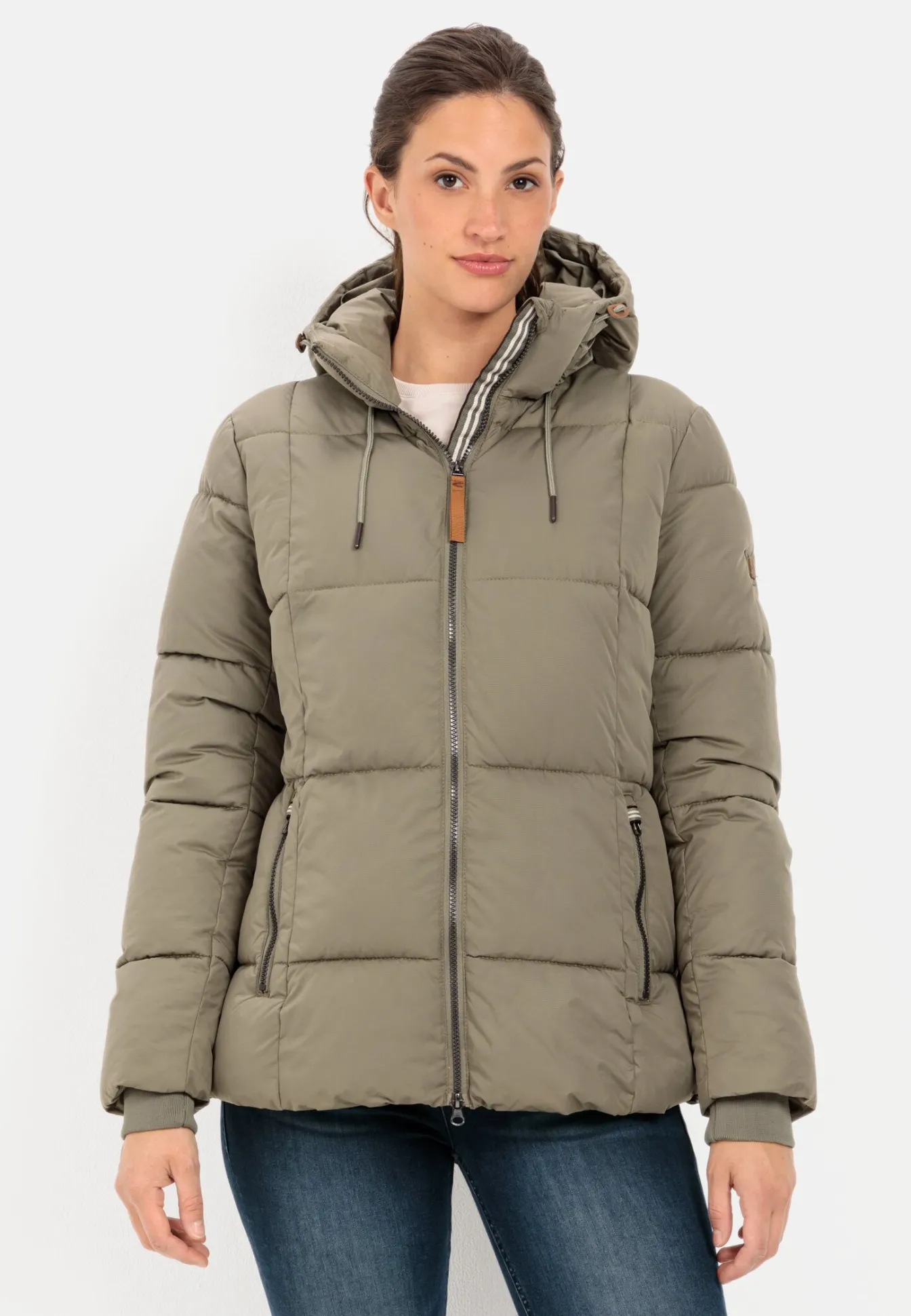 Damen Camel Active Jacken & Westen^Pufferjacke mit Kapuze