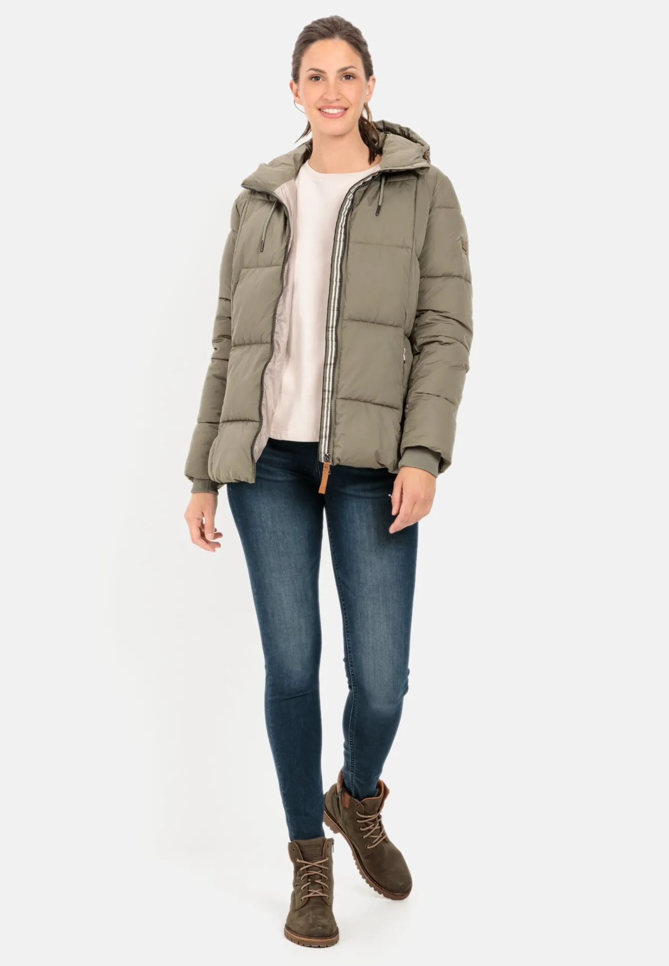 Damen Camel Active Jacken & Westen^Pufferjacke mit Kapuze