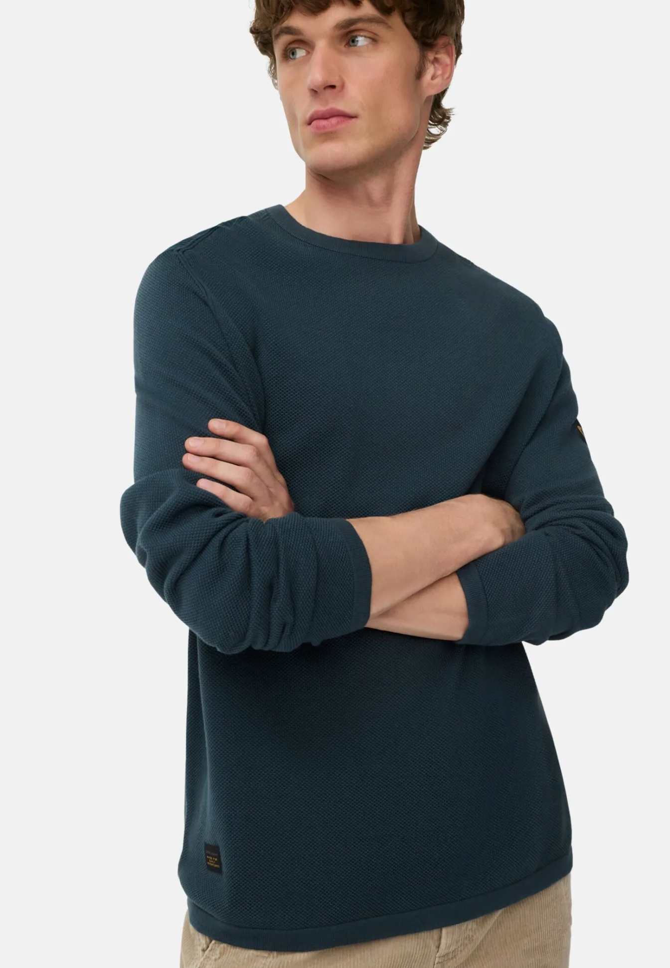 Herren Camel Active Pullover & Cardigan^Pullover aus reiner Baumwolle