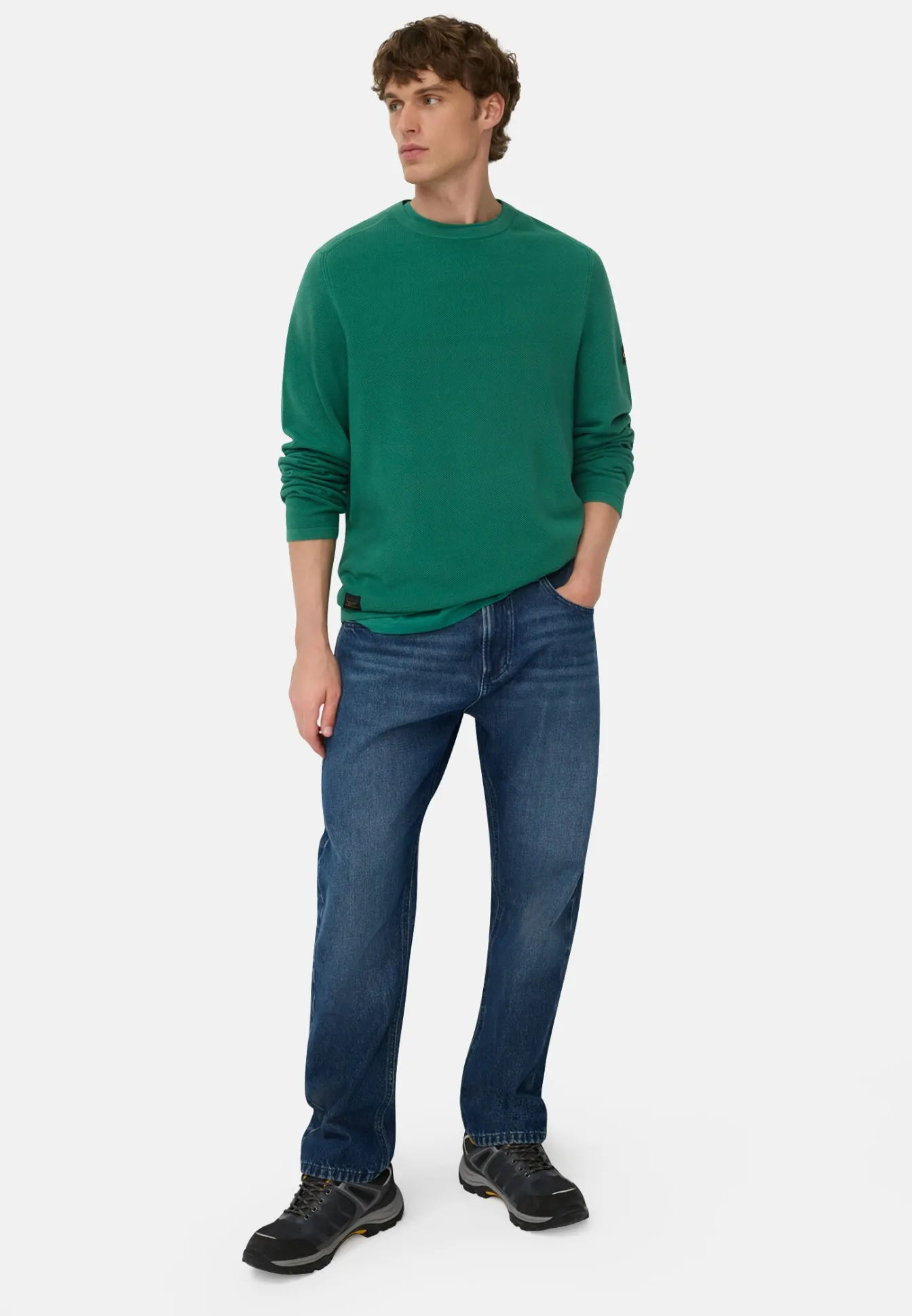 Herren Camel Active Pullover & Cardigan^Pullover aus reiner Baumwolle