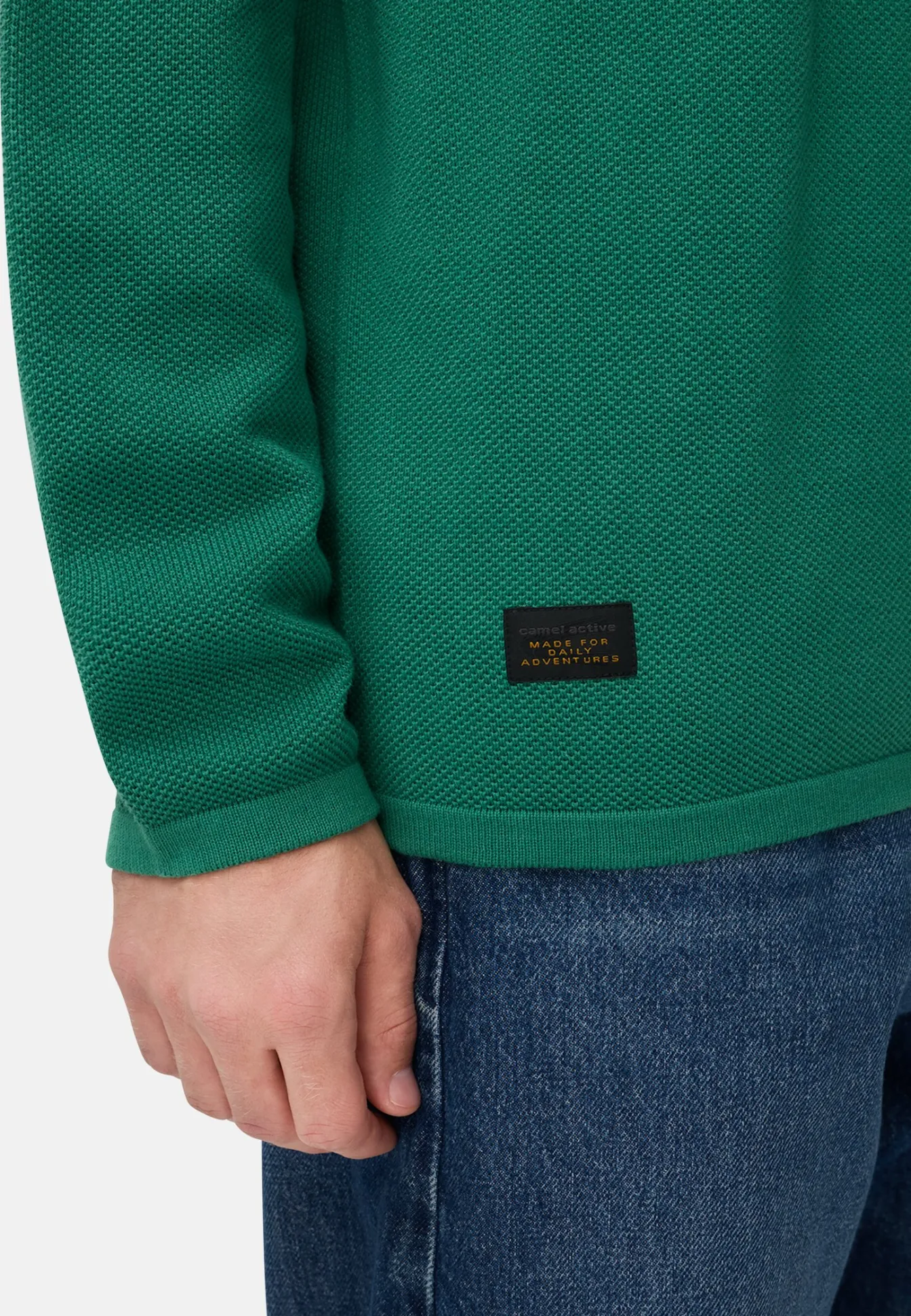 Herren Camel Active Pullover & Cardigan^Pullover aus reiner Baumwolle