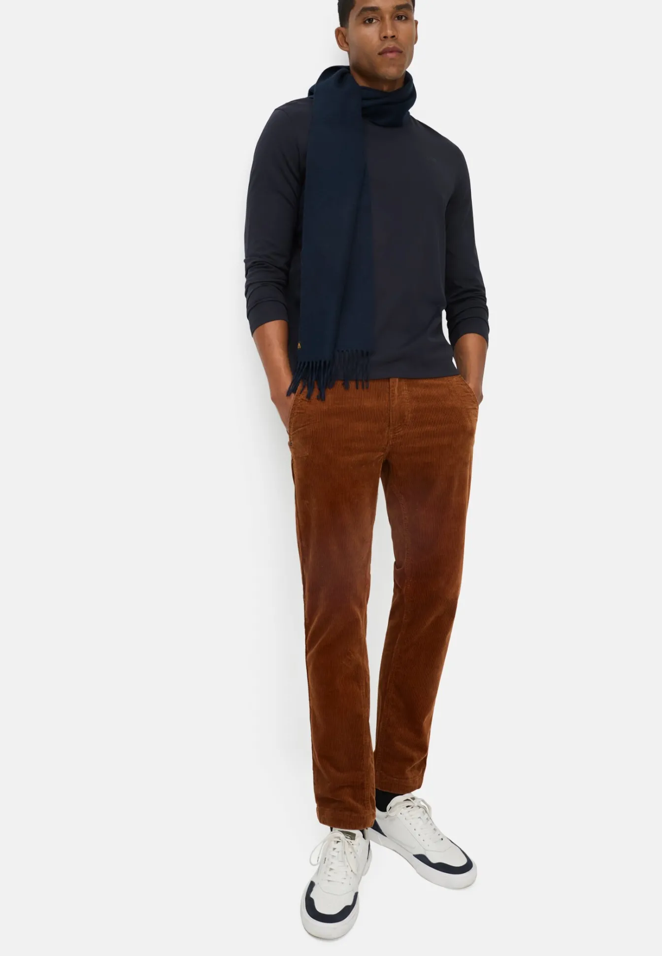 Herren Camel Active Hosen^Regular Fit Chino Hose aus Cord
