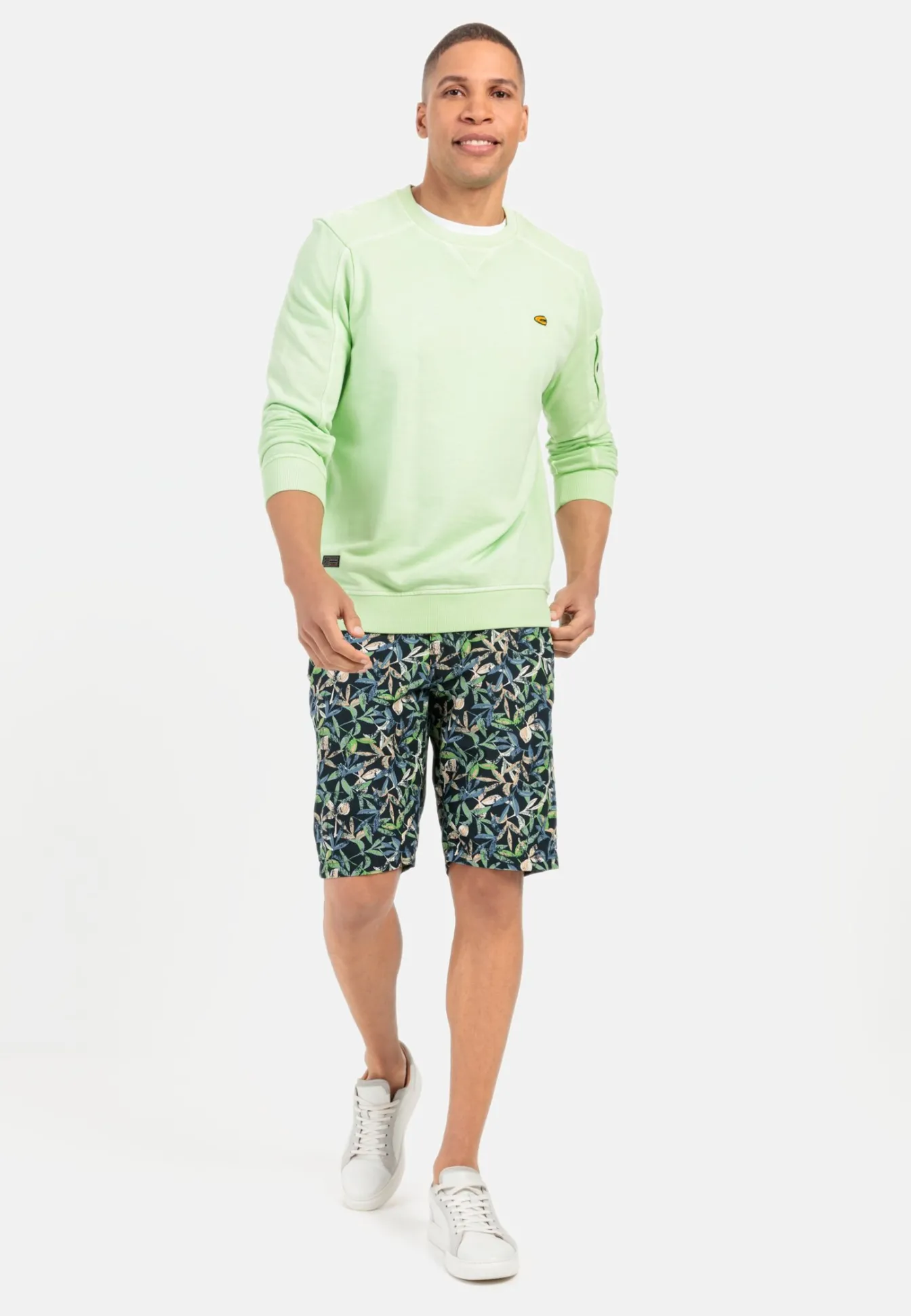 Herren Camel Active Shorts & Bermudas^Regular Fit Chino Short mit Allover-Print
