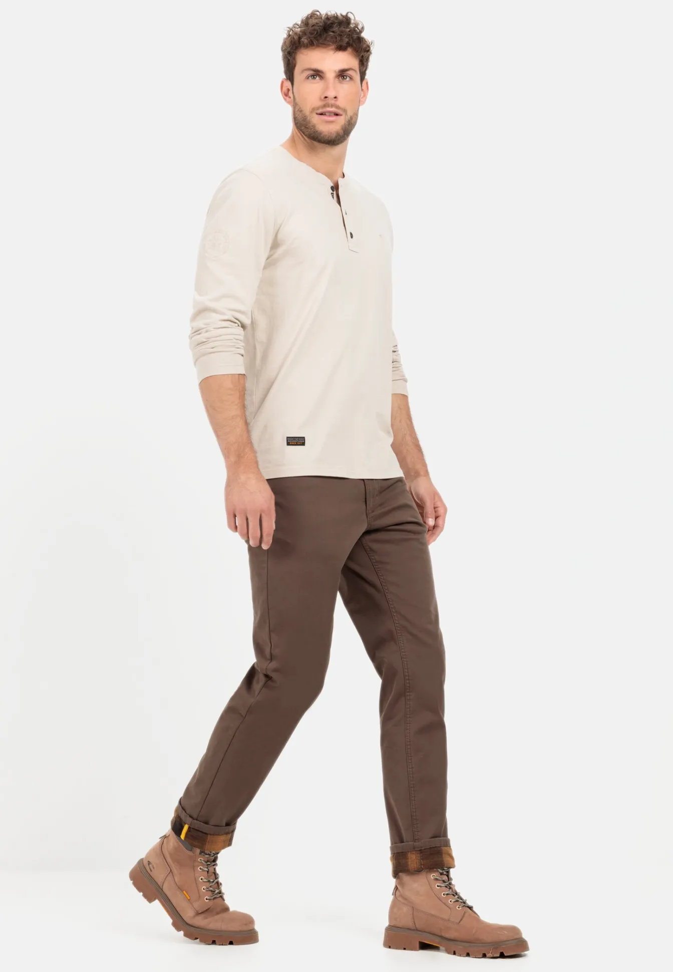 Herren Camel Active Hosen^Regular Fit 5-Pocket Hose mit Thermofutter