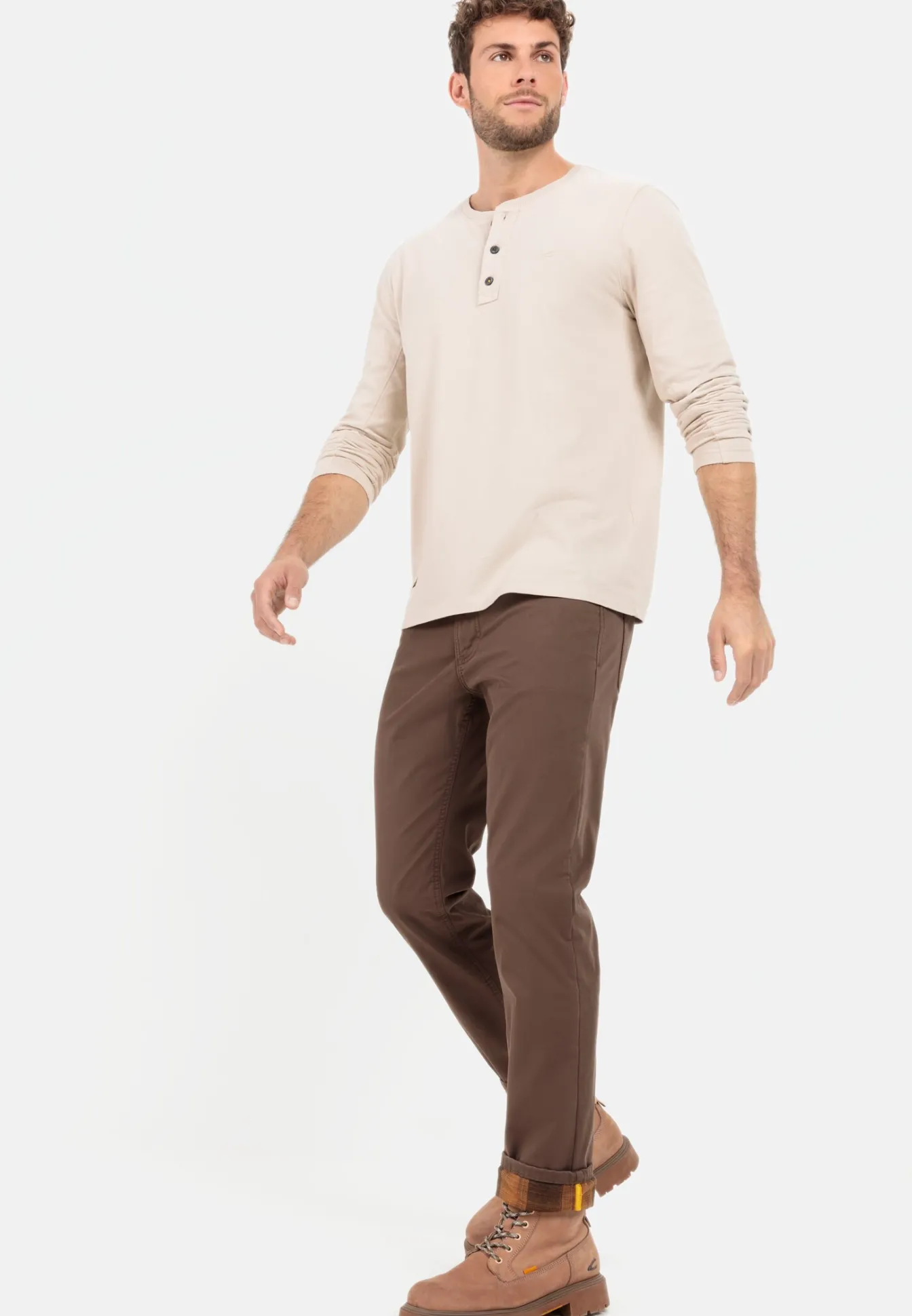 Herren Camel Active Hosen^Regular Fit 5-Pocket Hose mit Thermofutter