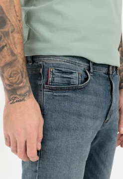 Herren Camel Active Jeans^Regular Fit 5-Pocket Jeans aus Baumwolle