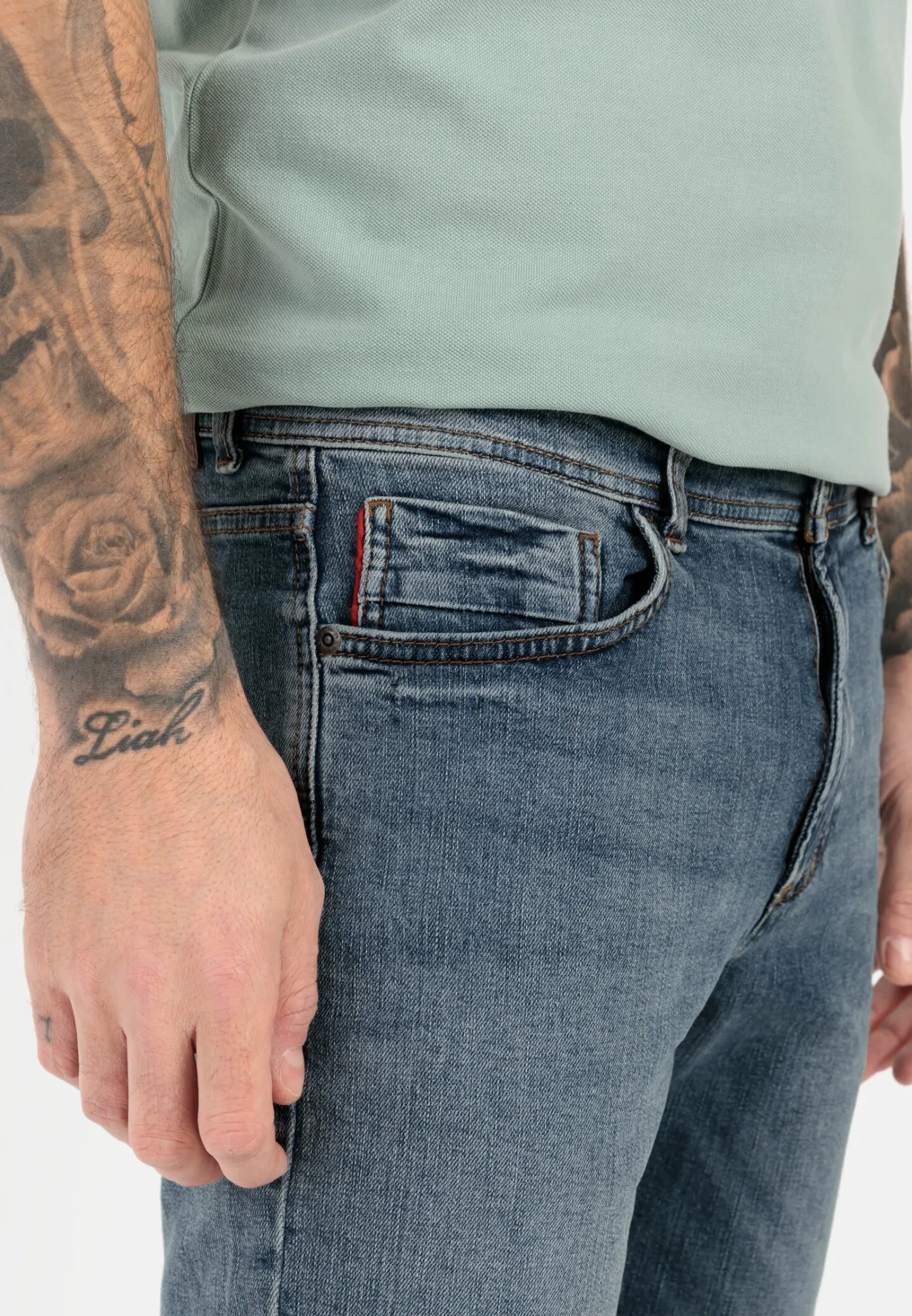 Herren Camel Active Jeans^Regular Fit 5-Pocket Jeans aus Baumwolle