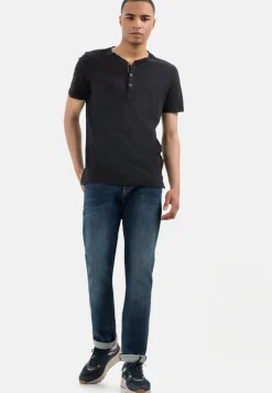 Herren Camel Active Jeans^Regular Fit 5-Pocket Jeans aus Baumwolle