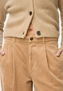 Damen Camel Active Hosen^Relaxed Fit Chino Hose aus Baumwolle