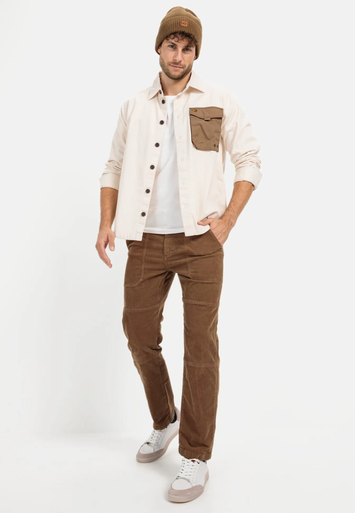 Herren Camel Active Hosen^Relaxed Fit Cord Explorer Chino