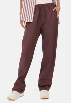 Damen Camel Active Hosen^Relaxed Fit Hose aus einem Leinenmix
