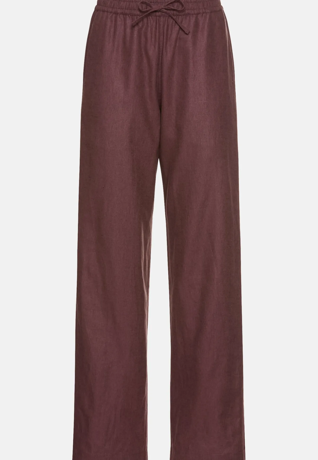 Damen Camel Active Hosen^Relaxed Fit Hose aus einem Leinenmix