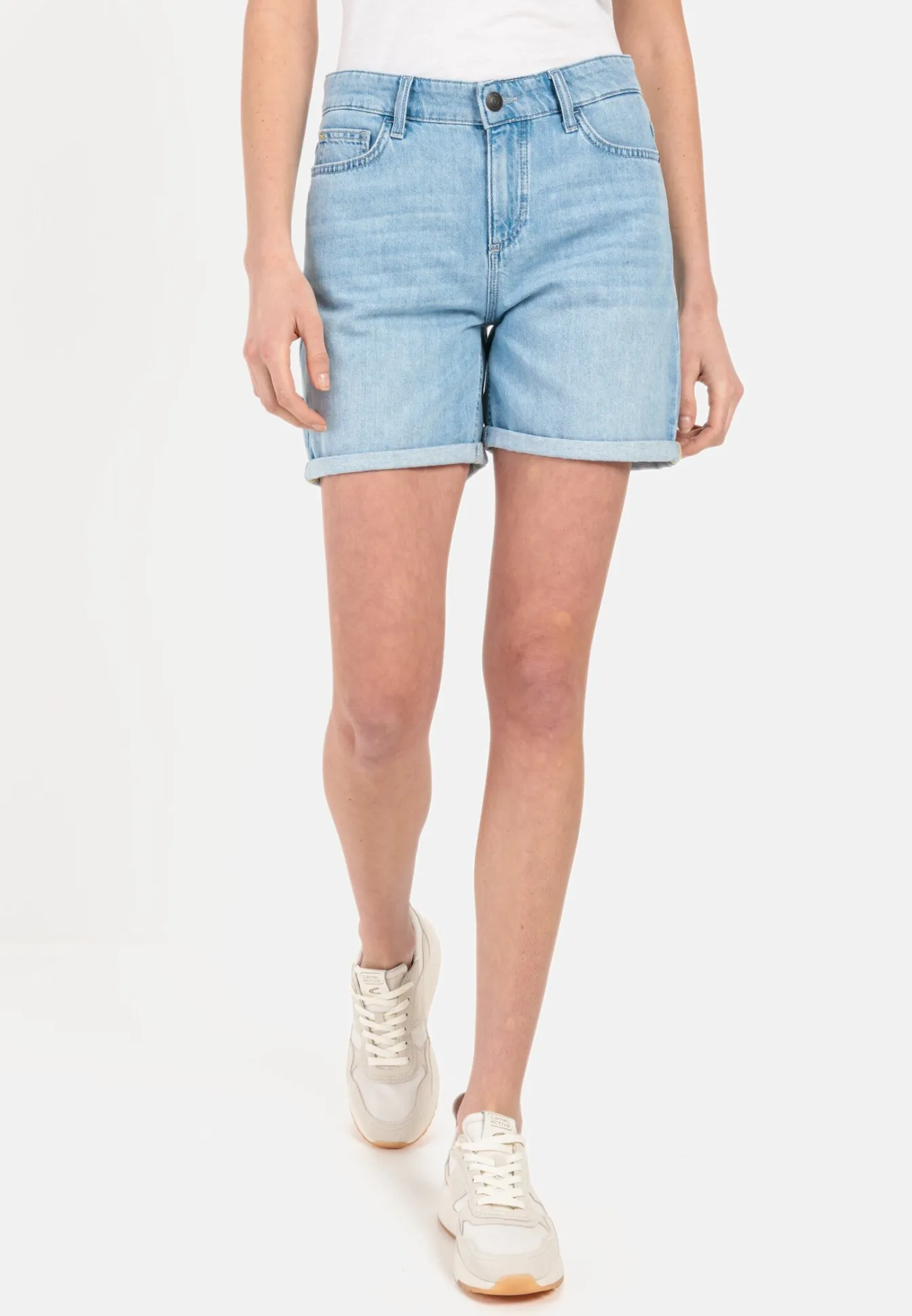 Damen Camel Active Hosen^Relaxed Fit Jeans Shorts