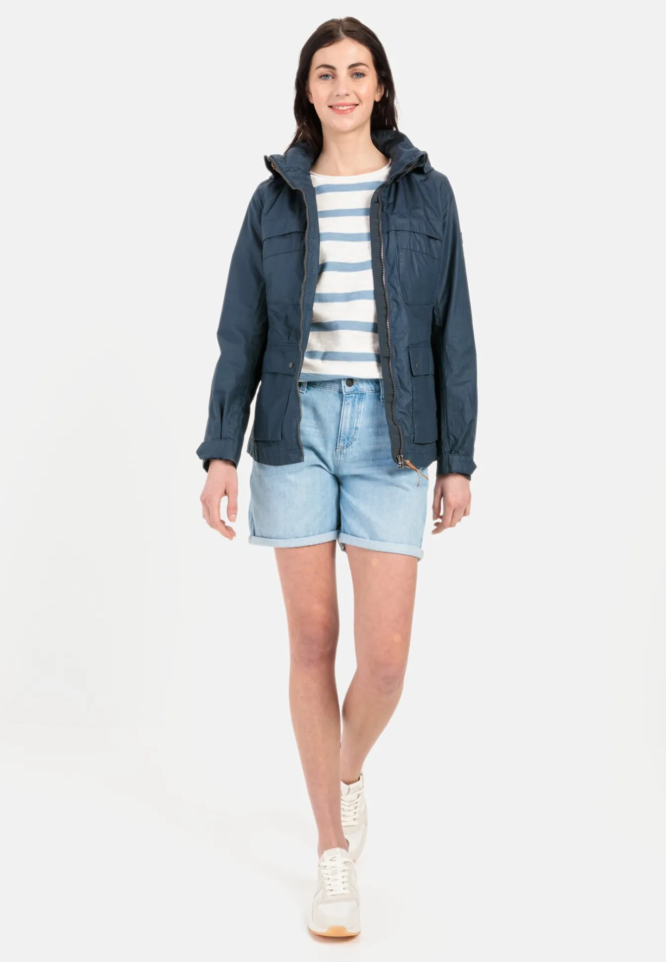 Damen Camel Active Hosen^Relaxed Fit Jeans Shorts