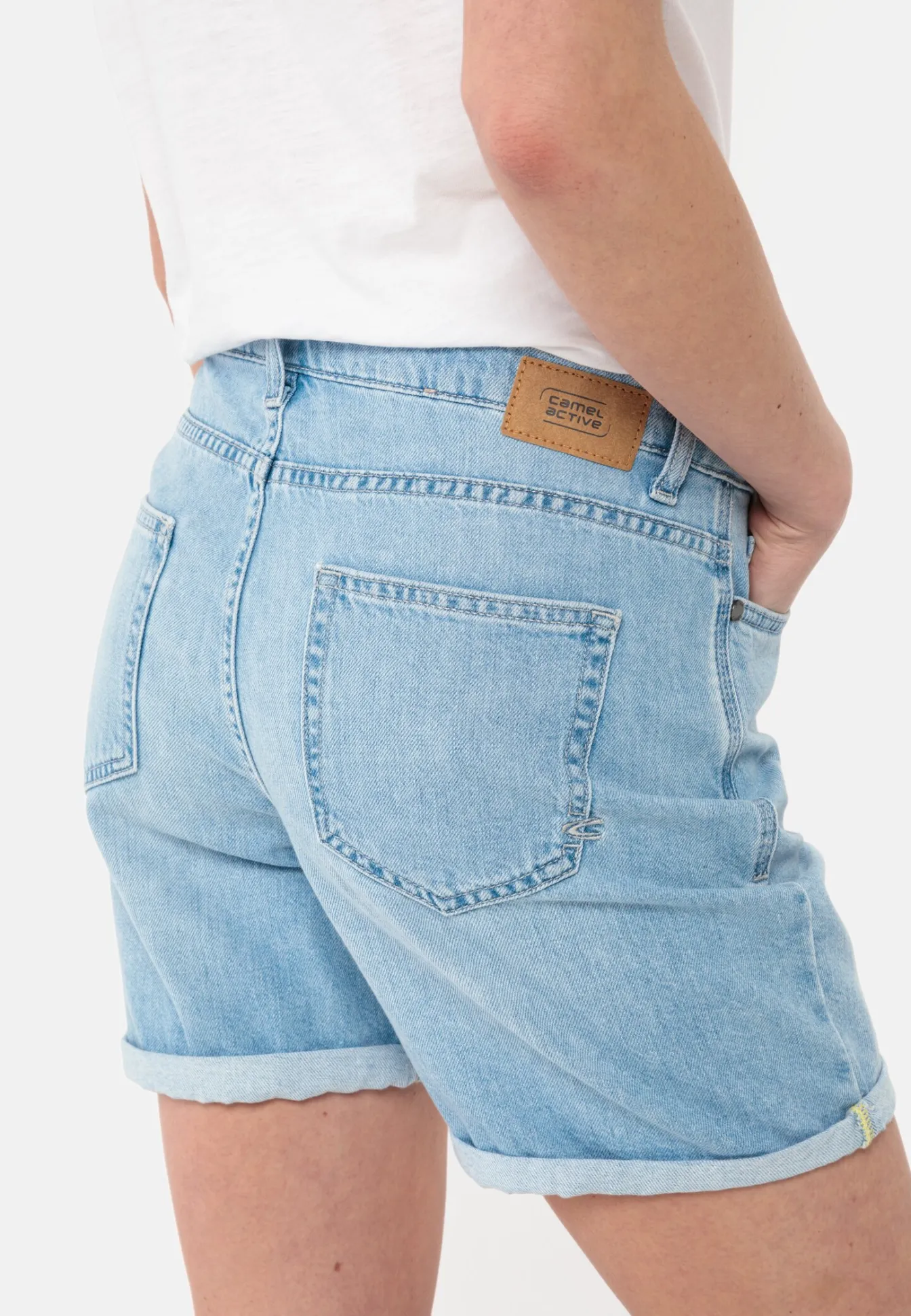 Damen Camel Active Hosen^Relaxed Fit Jeans Shorts