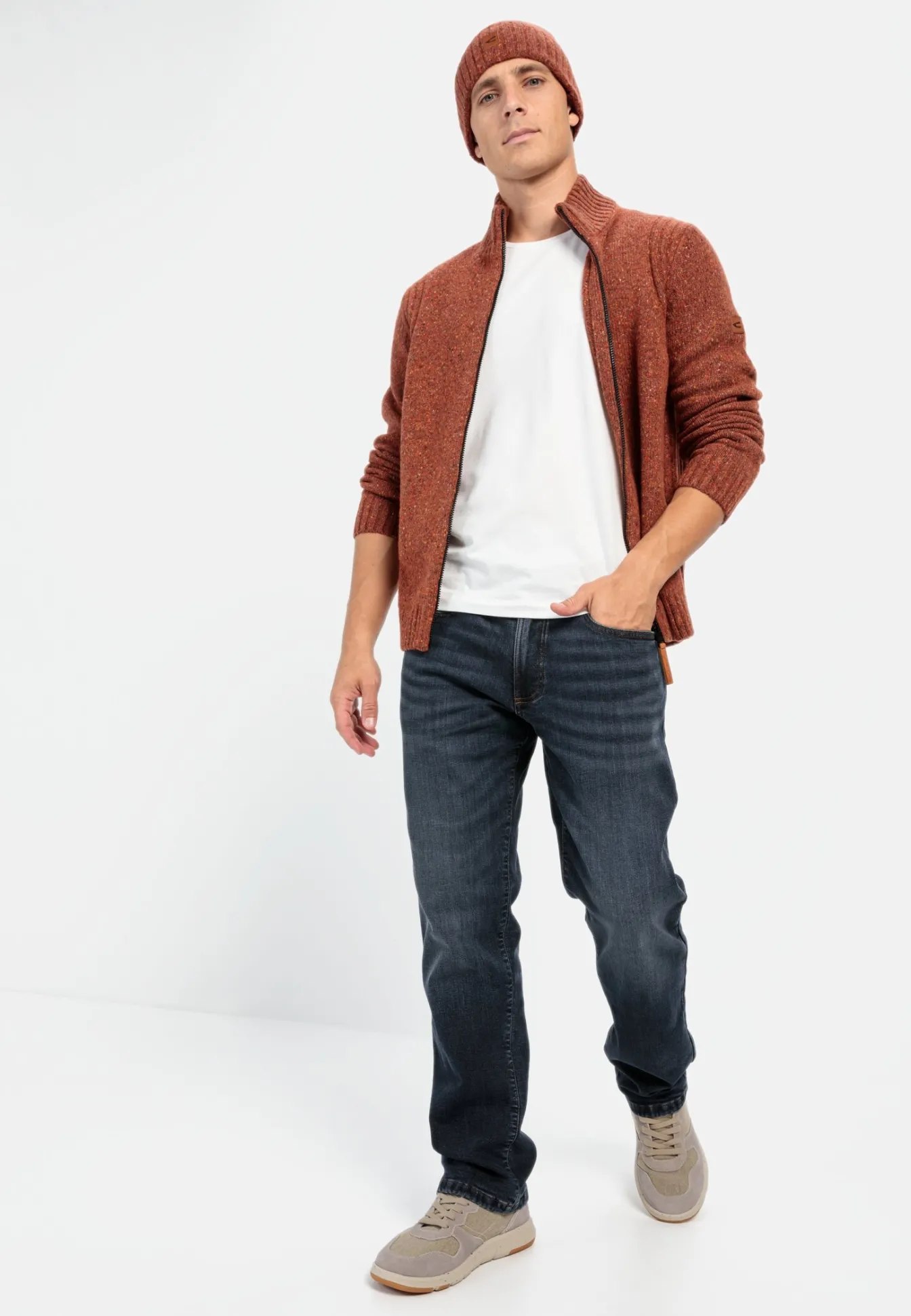 Herren Camel Active Jeans^Relaxed Fit 5-Pocket Jeans mit Thermofutter