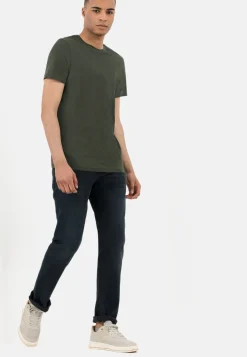 Herren Camel Active Jeans^Relaxed Fit 5-Pocket Jeans mit leichten Used-Effekten