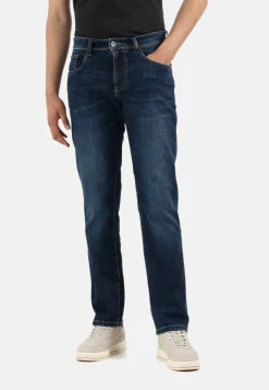 Herren Camel Active Jeans^Relaxed Fit 5-Pocket Jeans aus Baumwolle
