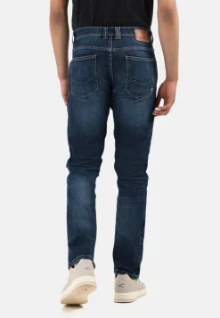 Herren Camel Active Jeans^Relaxed Fit 5-Pocket Jeans aus Baumwolle