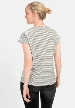 Damen Camel Active T-Shirts & Polos^Ringelshirt aus zertifiziertem Organic Cotton