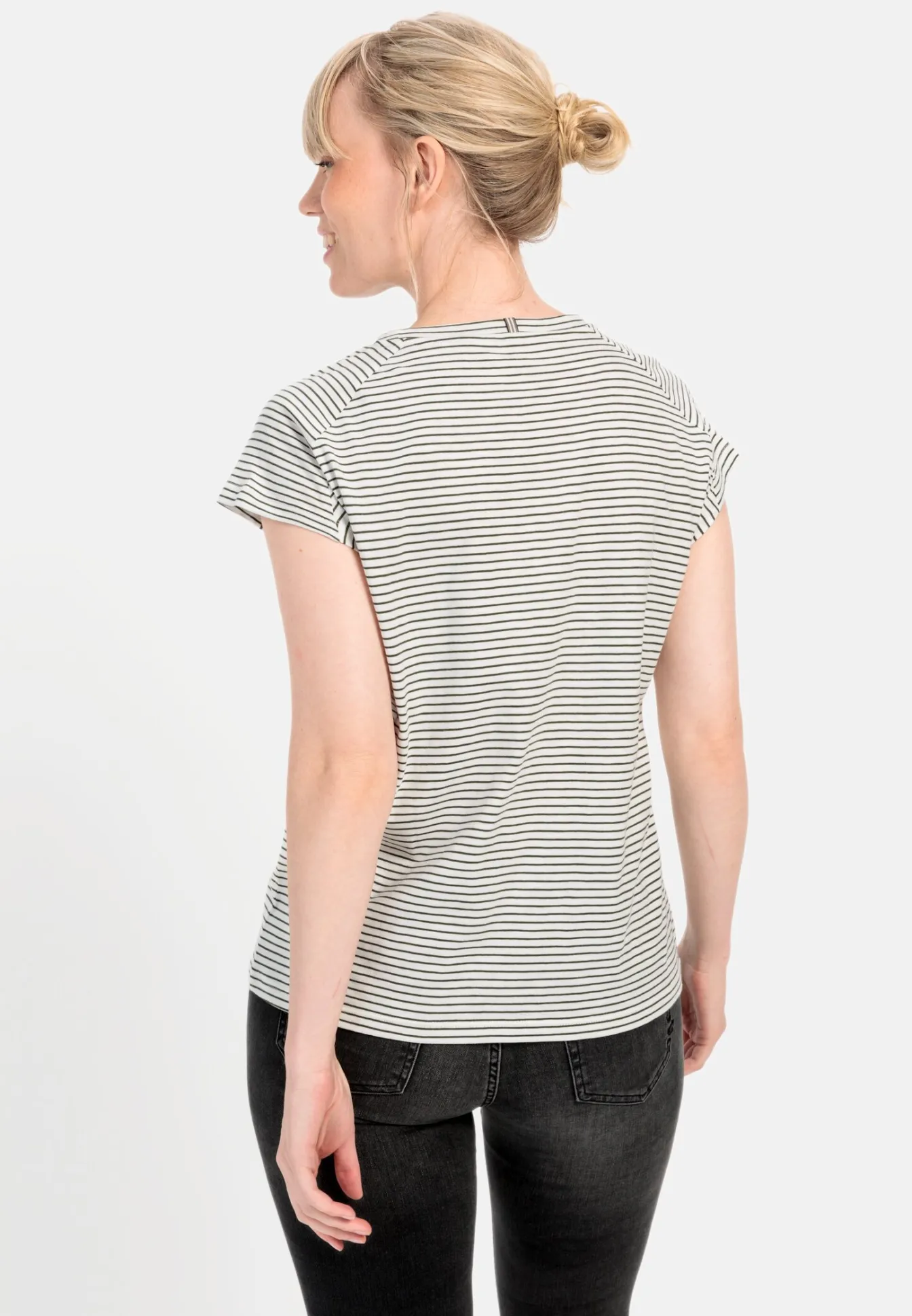 Damen Camel Active T-Shirts & Polos^Ringelshirt aus zertifiziertem Organic Cotton