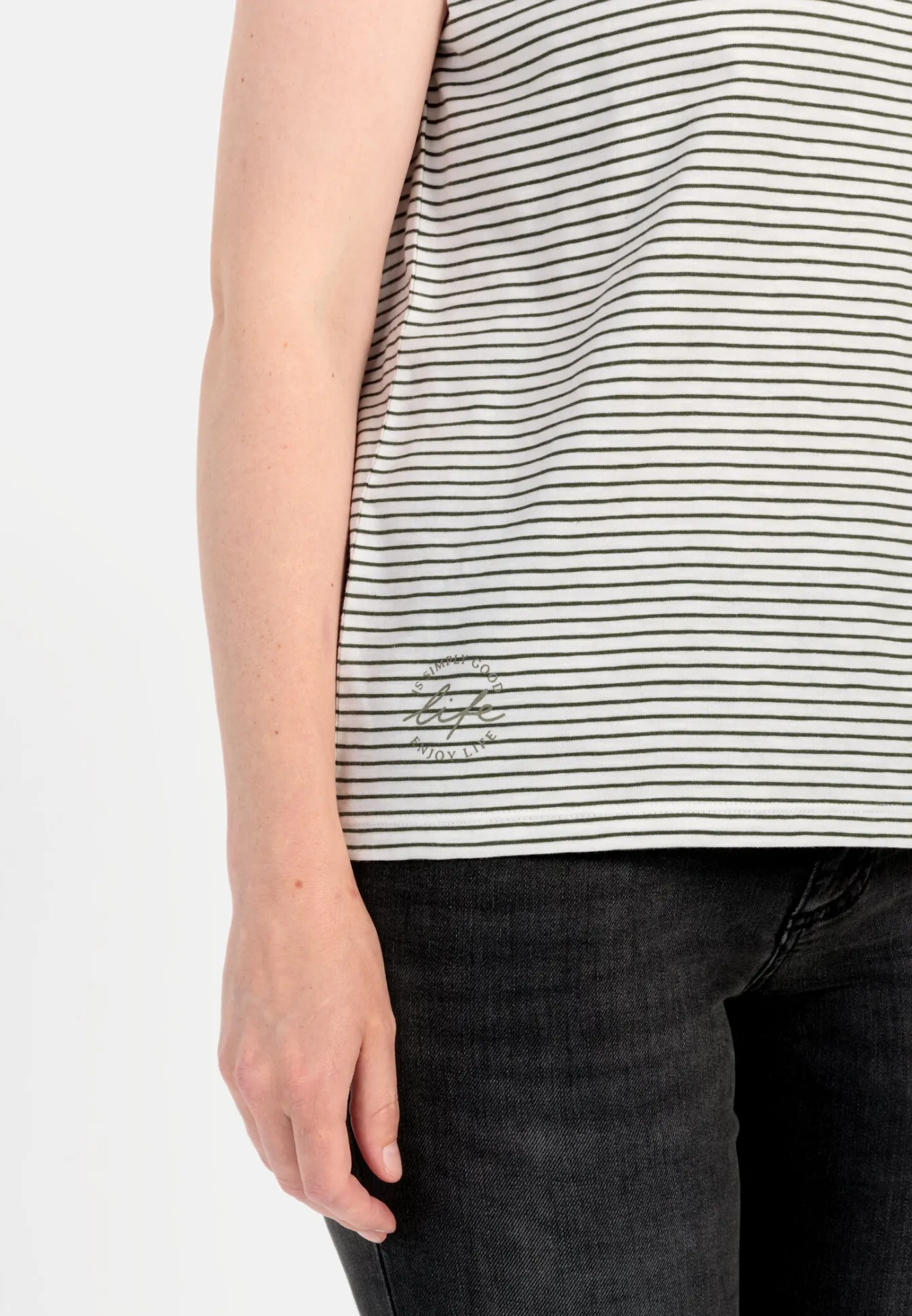 Damen Camel Active T-Shirts & Polos^Ringelshirt aus zertifiziertem Organic Cotton