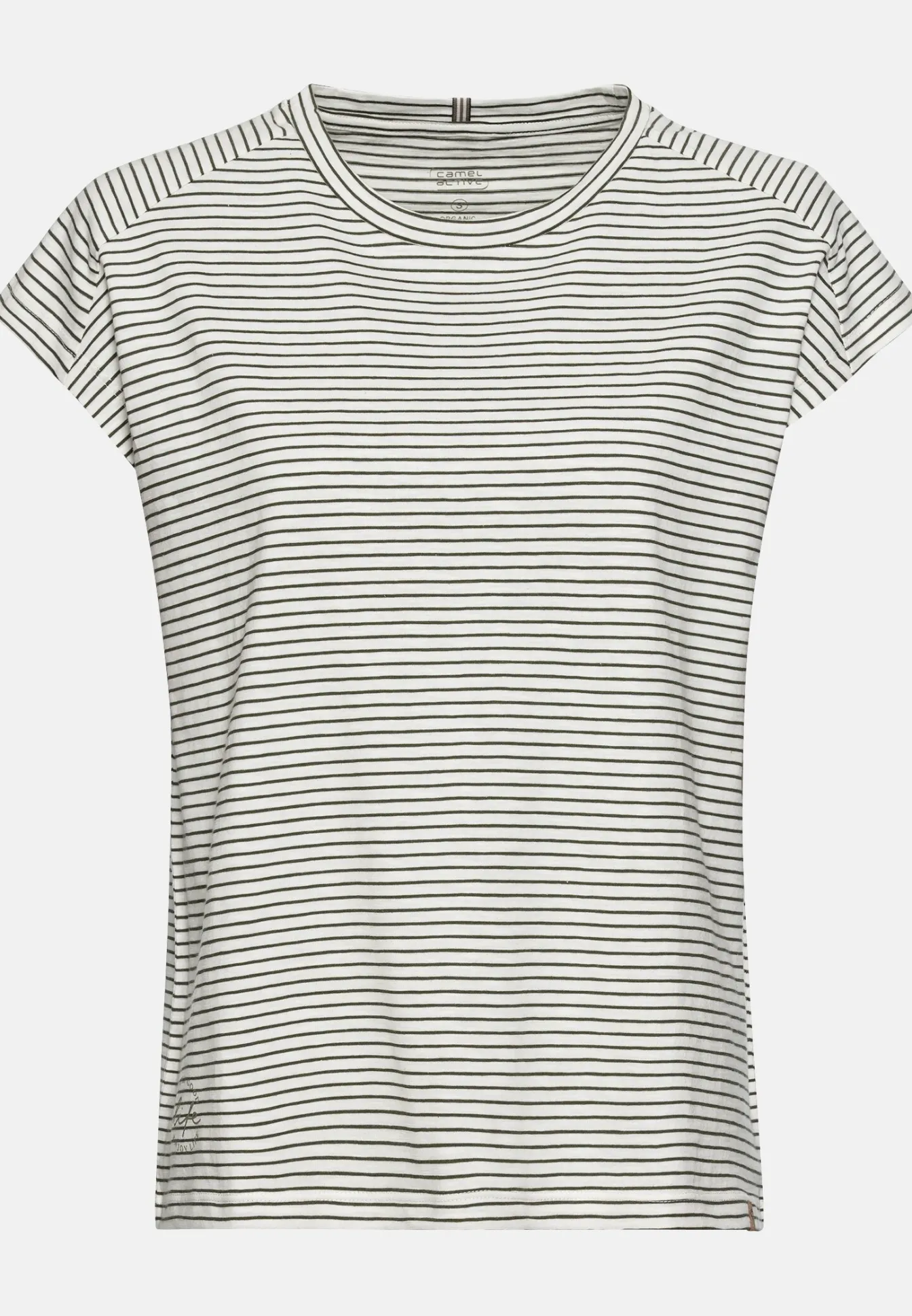 Damen Camel Active T-Shirts & Polos^Ringelshirt aus zertifiziertem Organic Cotton