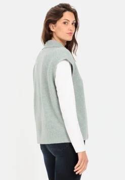 Damen Camel Active Pullover & Cardigans^Ärmelloser Troyer aus recyceltem Material