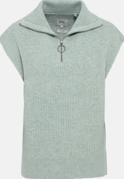 Damen Camel Active Pullover & Cardigans^Ärmelloser Troyer aus recyceltem Material