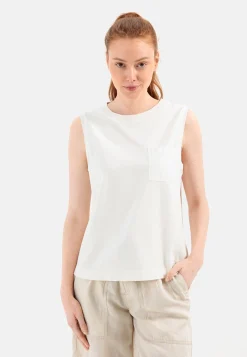 Damen Camel Active T-Shirts & Polos^Ärmelloses T-Shirt mit Brusttasche