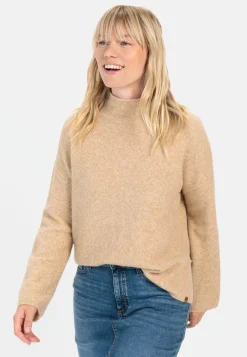 Damen Camel Active Pullover & Cardigans^Rollkragenpullover aus einem Wollmix