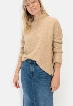 Damen Camel Active Pullover & Cardigans^Rollkragenpullover aus einem Wollmix