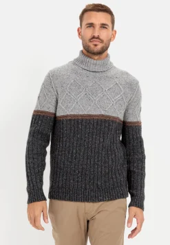 Herren Camel Active Pullover & Cardigan^Rollkragenpullover mit nachhaltiger Merinowolle