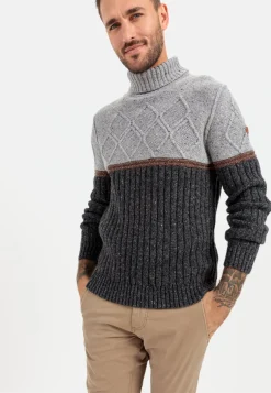 Herren Camel Active Pullover & Cardigan^Rollkragenpullover mit nachhaltiger Merinowolle