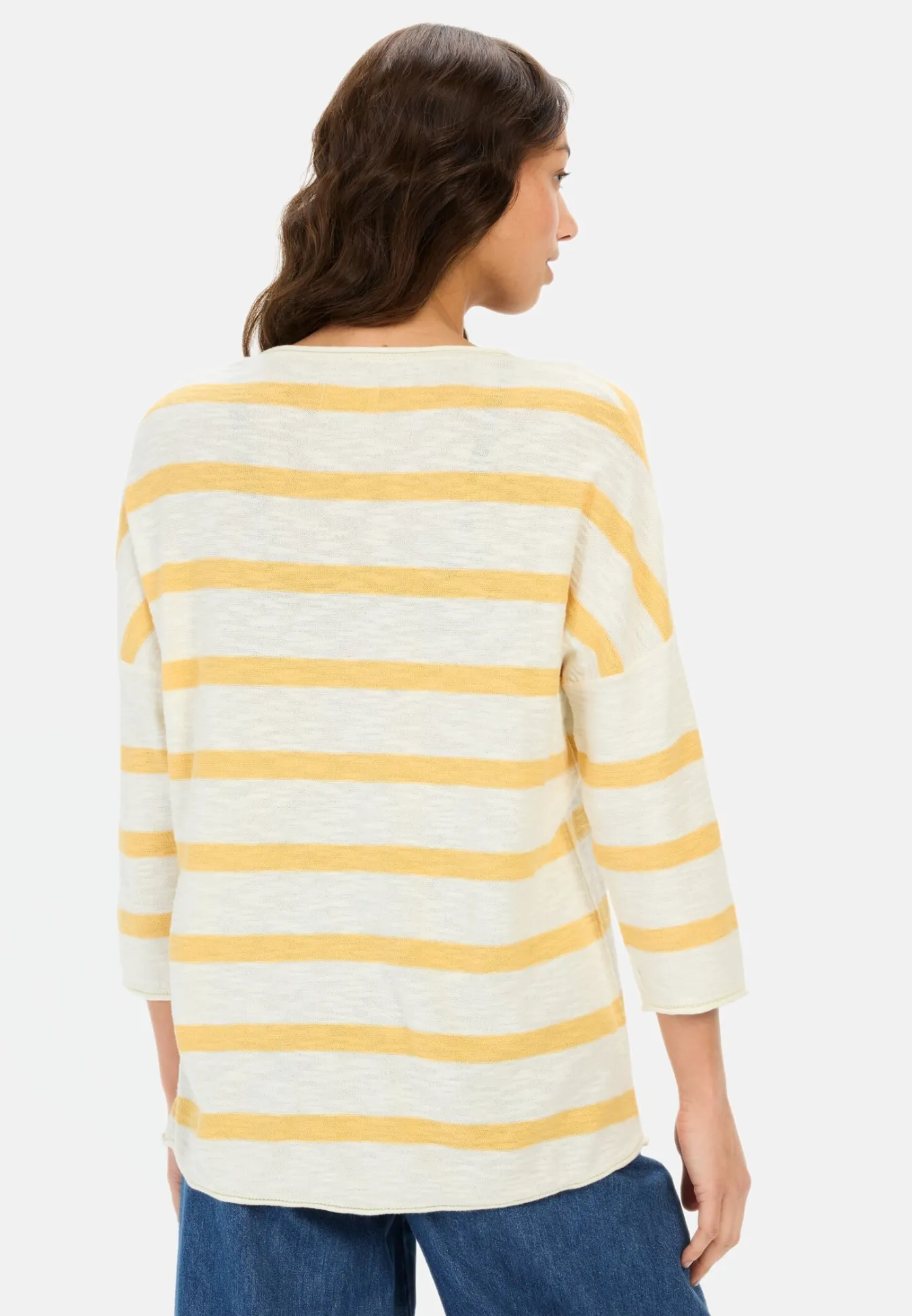 Damen Camel Active Pullover & Cardigans^Rundhals Pullover aus Baumwolle