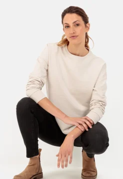 Damen Camel Active Sweatshirts & Hoodies^Rundhals Sweatshirt aus reiner Baumwolle