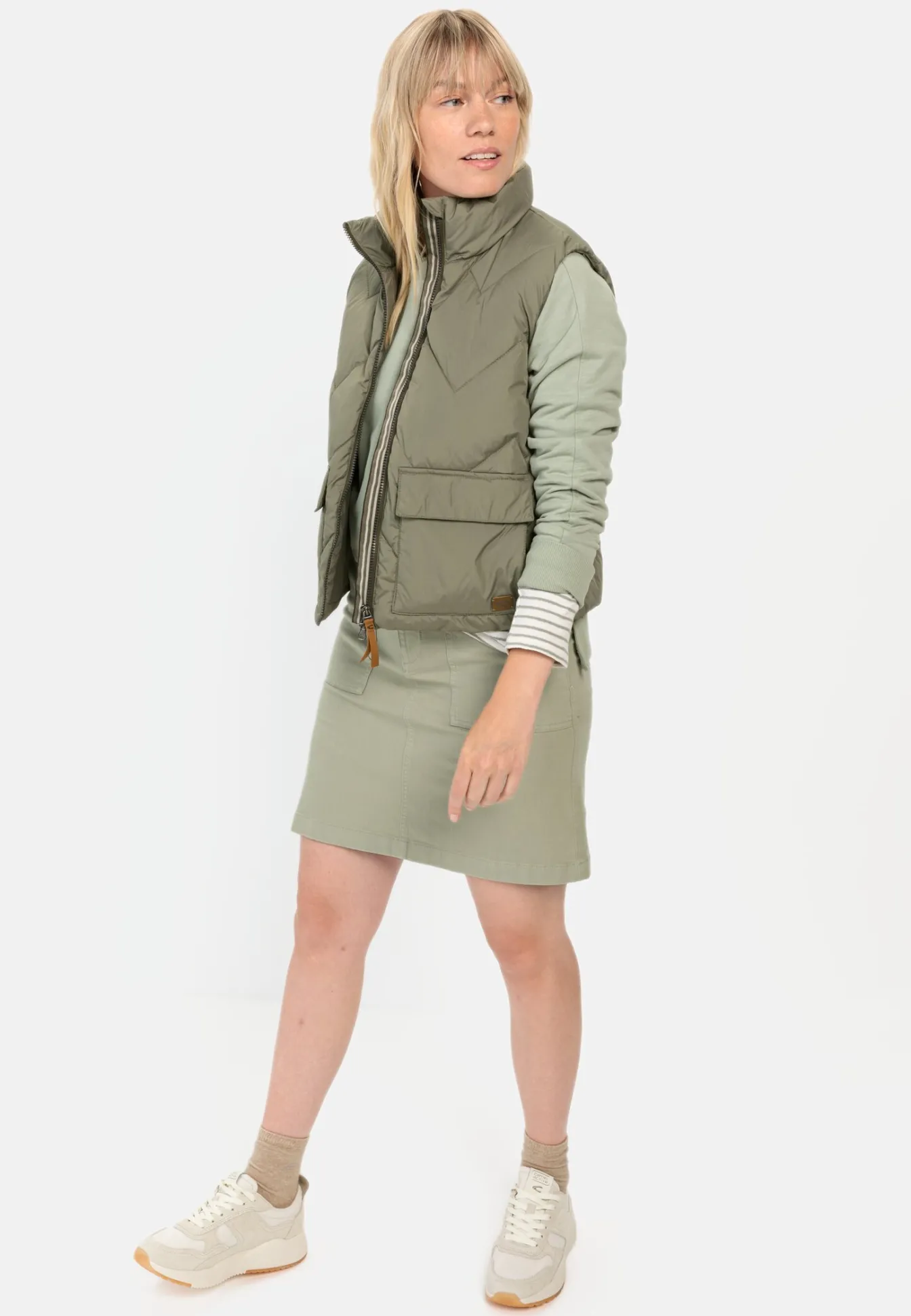 Damen Camel Active Sweatshirts & Hoodies^Rundhals Sweatshirt aus reiner Baumwolle