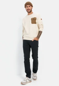 Herren Camel Active Sweatshirts & Hoodies^Rundhals Sweatshirt mit Brusttasche
