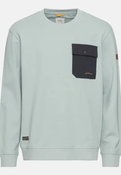 Herren Camel Active Sweatshirts & Hoodies^Rundhals Sweatshirt mit Brusttasche