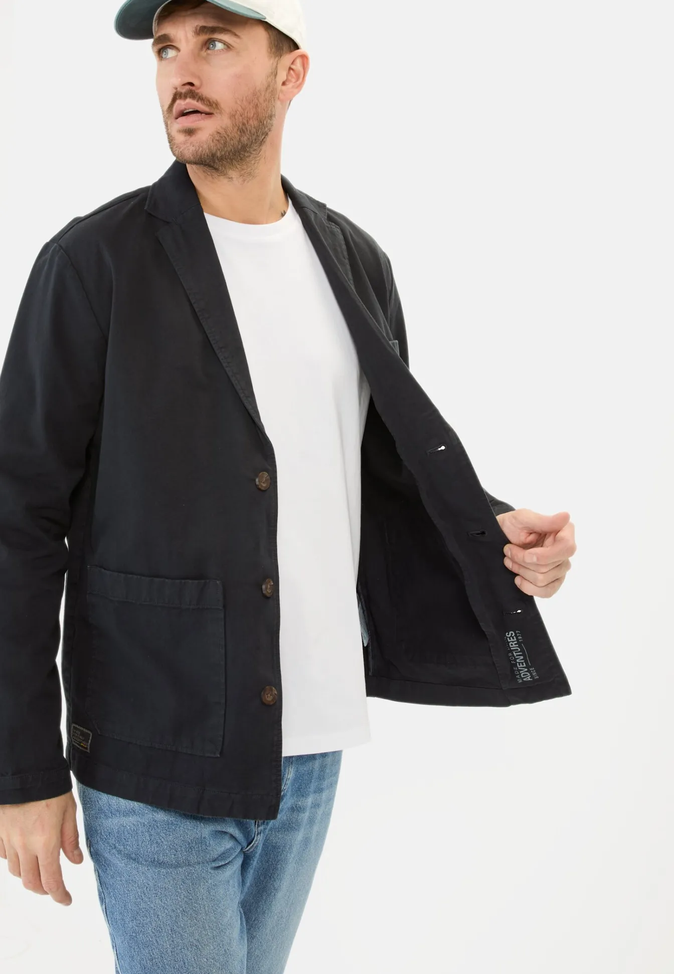 Herren Camel Active Sakkos & Westen^Sakko aus reiner Baumwolle