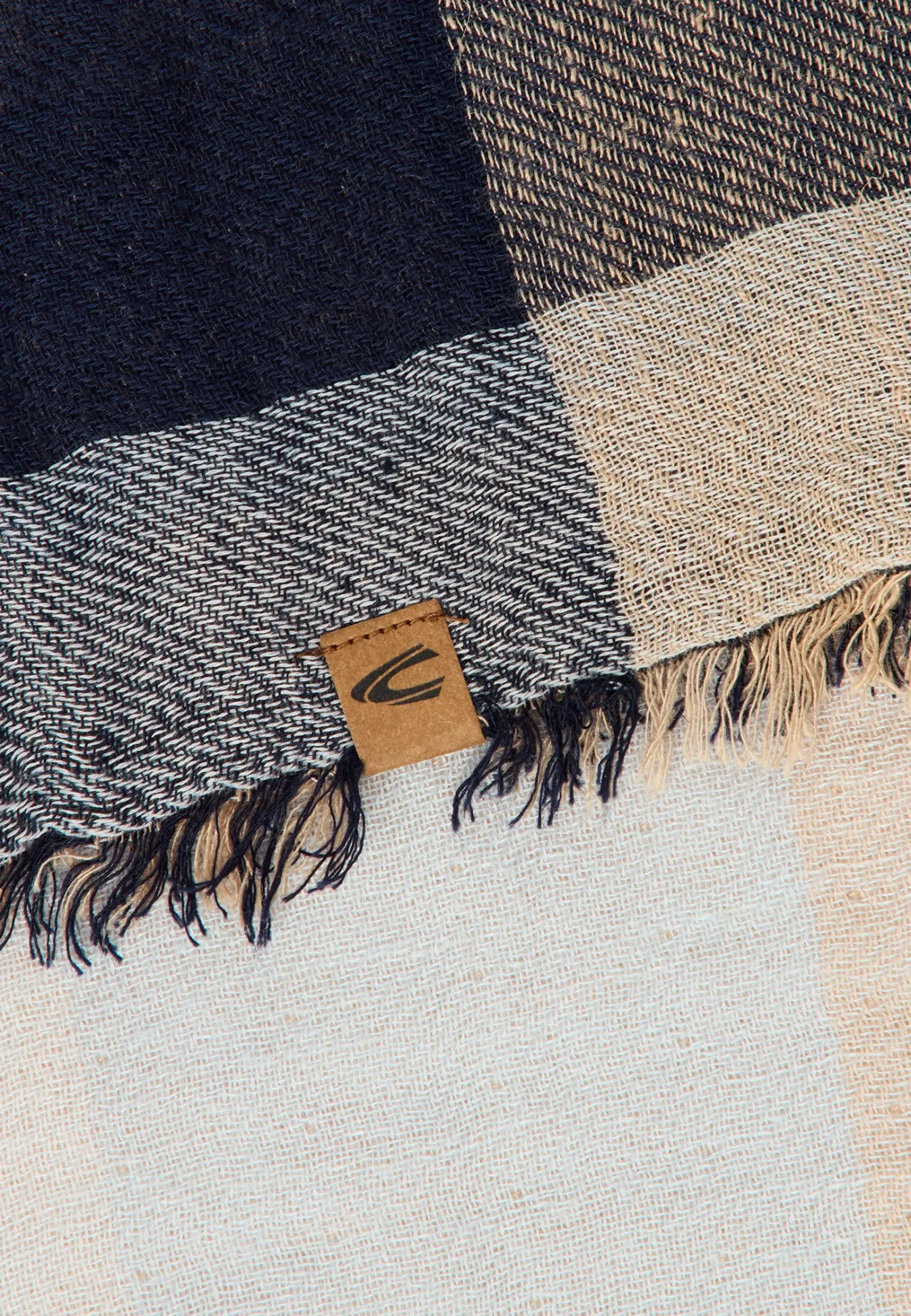Damen Camel Active Schals & Tücher^Schal aus einem Baumwollmix