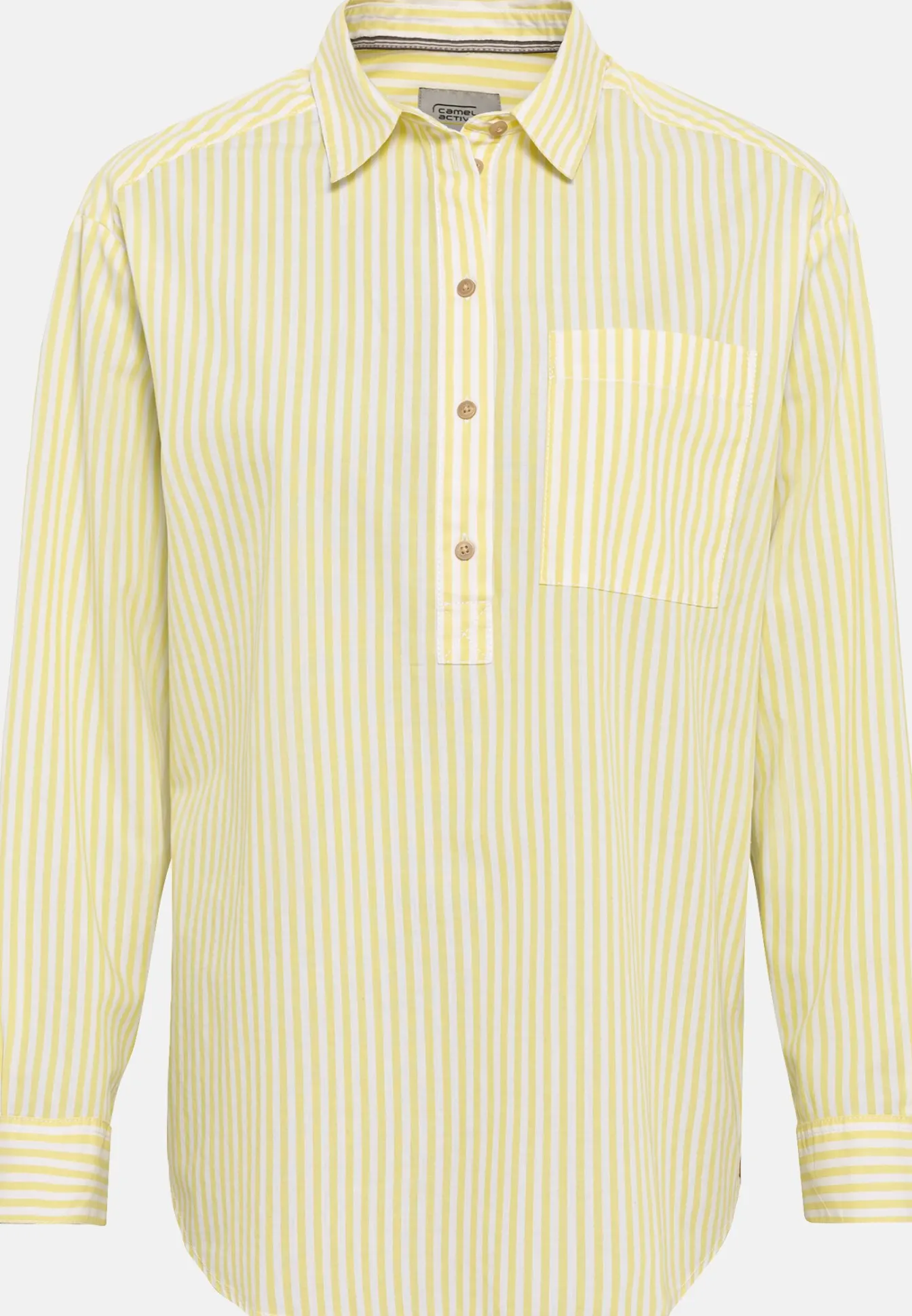 Damen Camel Active Blusen^Schlupfbluse aus reiner Baumwolle